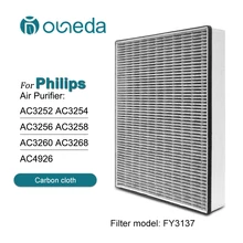 Activated Carbon Cloth Filter Composite Filter For Philips Air Filter FY3137 Air Purifier AC3252 AC3254 AC3256 AC3258 AC3260