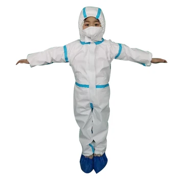 

High Antibacterial Reusable Isolation Suit Prevent Invasion of Staff Protective Clothing Dust-proof Coveralls Antistatic