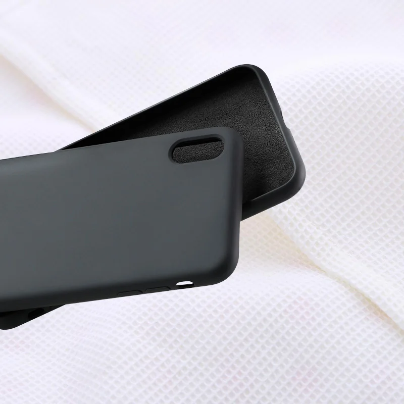 Мягкий силиконовый чехол для телефона Apple iPhone 7 8 6 6s Plus X Xs Max XR тонкий Жидкий