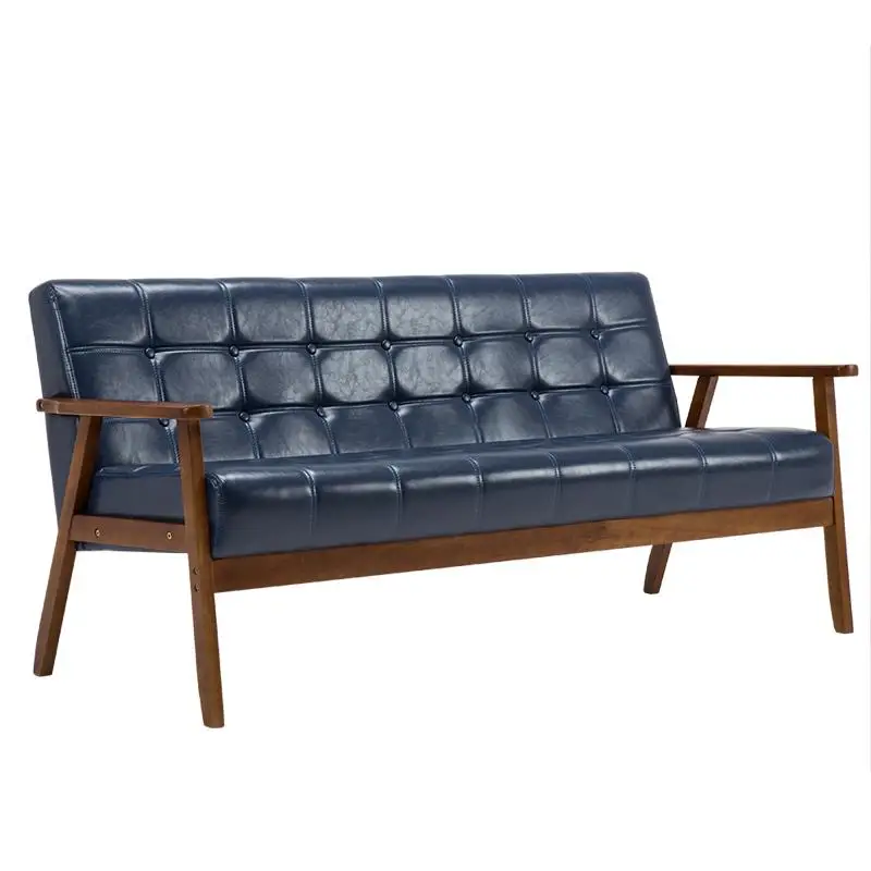 

Office sofa coffee table combination set business meeting leisure reception small leather PU imitation leather simple