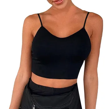 

Fashion Stretch Sexy Ladies Crop Tops Womens Sport Sleeveless Pure Color Sexy Blouse Vest Fashion Tank Top майка женская