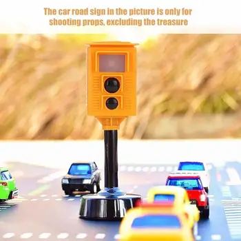 

Children Mini Simulation Traffic Light Toys Of Sound And Light Violation Camera Arrangements Puzzle Toy Safety Education Props
