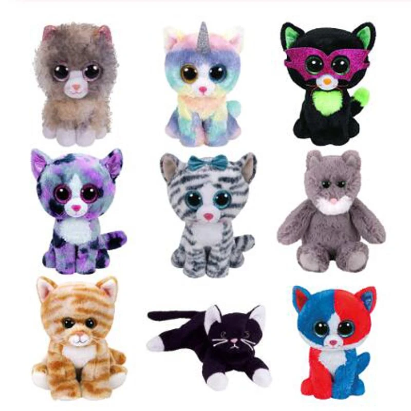 Ty Stuffed & Plush Animals Cat Series Toys For Children 15cm Stuffed