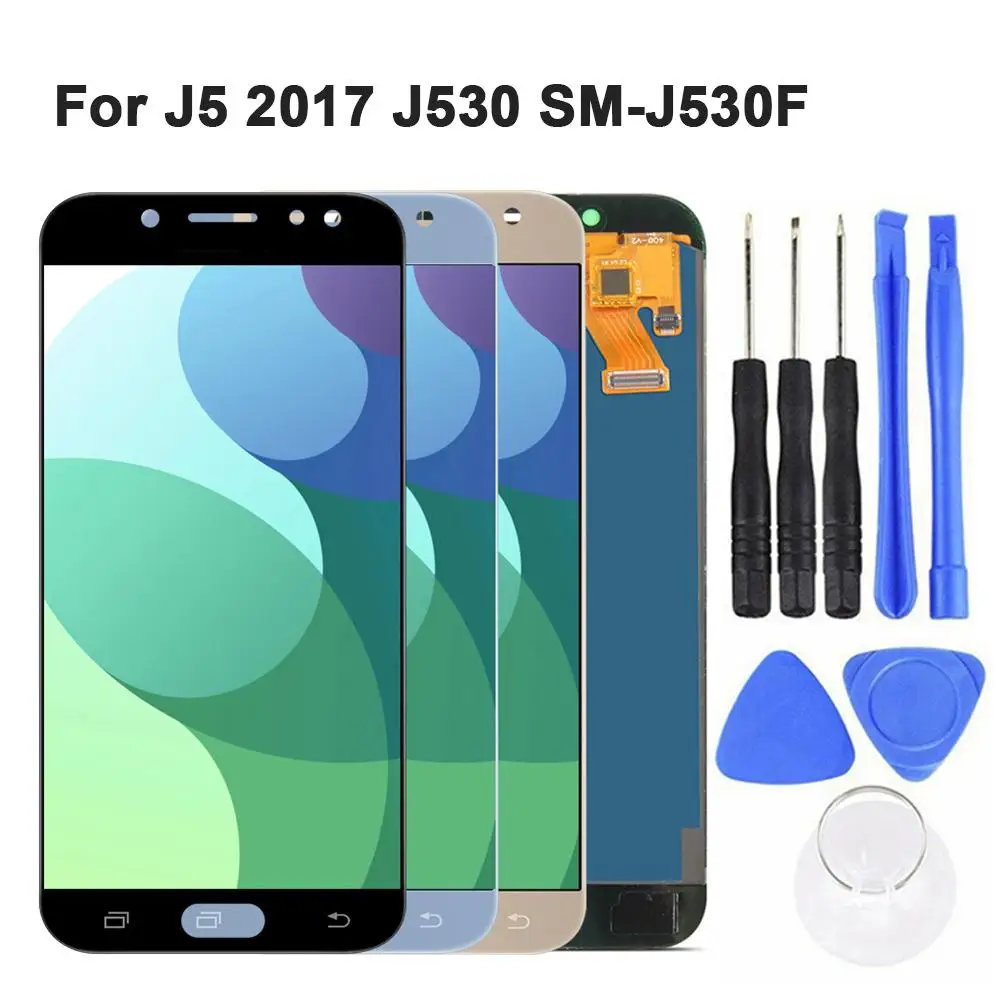 Original Super Amoled Lcd For Samsung Galaxy J5 17 J530 Display Touch Screen Digitizer Assembly Front Glass Replacement Kit Mobile Phone Touch Panel Aliexpress