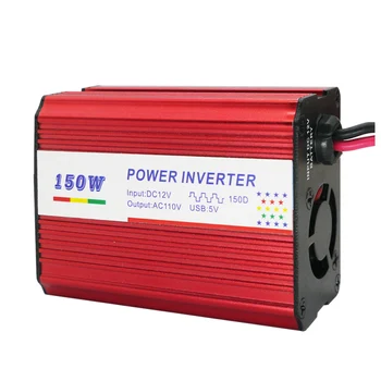 

150W Car Power Inverter 12V DC to 110V AC Converter with 3.1A Dual USB Car Charger PUO88