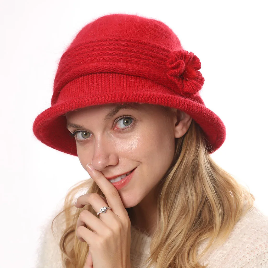 Зимние шапки-ведро, вязаная шерстяная шапочка, шапка для мальчиков и девочек, теплая уличная шапка для охоты, альпинизма, лыжного козырька, Солнцезащитная женская шапка Harajuku для рыбалки