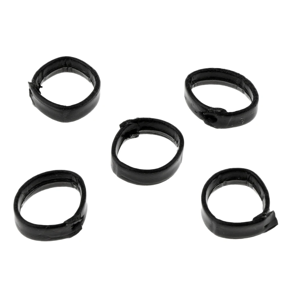 10x 22mm PU Watch Band Retainer Replace Clasp Ring Strap Loop Fastener