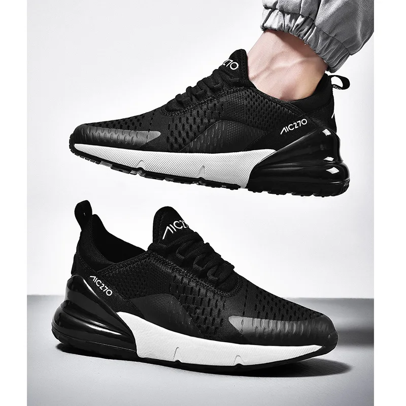Новая брендовая популярная спортивная обувь для мужчин с воздушной подушкой из дышащей сетки для фитнеса, износостойкая спортивная обувь для тренировок, мужские кроссовки