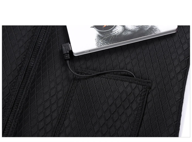 New Men Women Outdoor USB Infrared Heating Vest Jacket Winter Flexible Electric Thermal Clothing Waistcoat Fishing Hiking Warm