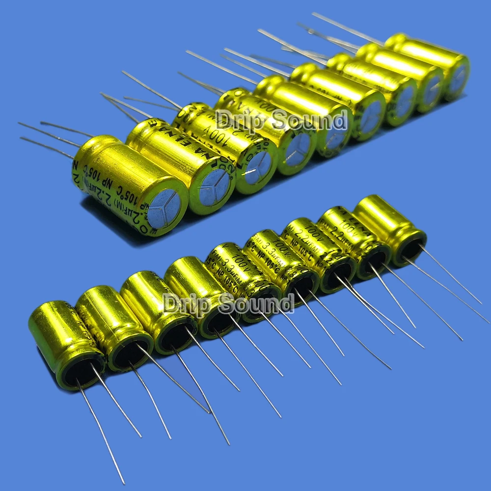2pcs 1.5uF-47uF 100V Car Tweeter Audio Speaker Frequency Divider Crossover Non-Polarity Electrolytic Capacitor | Электроника