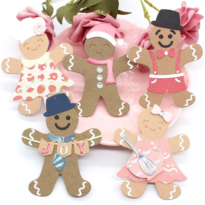 

VYUTXA Gingerbread Man Metal Cutting Dies Stencils for DIY Scrapbooking/photo album Decorative Embossing DIY Paper Cards