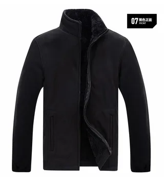 

Vogue Thick Men Parkas Nice Winter Fleece Slim Fits Jackets Mens Fur Hood Coat Casual Warm Long Outwear Top Cotton Coat Parka