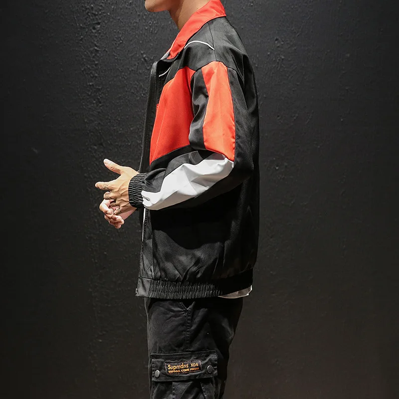 

2018 Autumn New Style Men Korean-style Trend Mixed Colors Coat Macheda Teenager Students BF Coat Men's