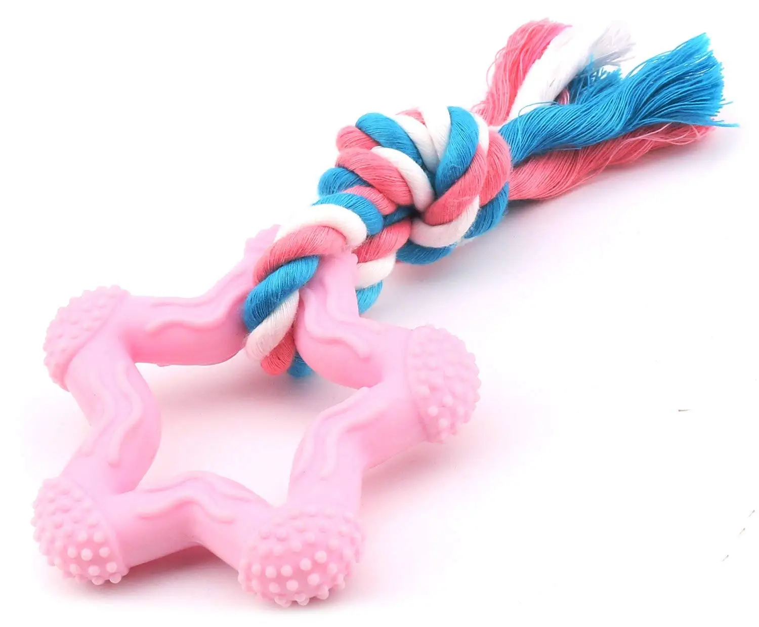 Жевательные игрушки для щенков, собак, прочное Прорезывание Зубов, жевательная игрушка с веревкой для щенков и маленьких собак, звезда PL019