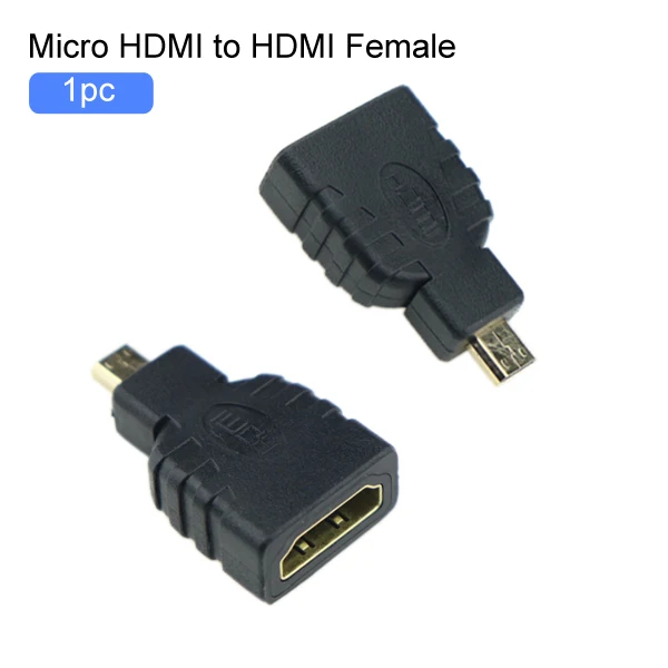 HDMI конвертер мини HDMI микро hdmi-кабель, адаптер 90/270 градусов угол M/F HDMI к HDMI F/F мини микро к HDMI мужчин и женщин - Цвет: Micro HDMI to HDMI
