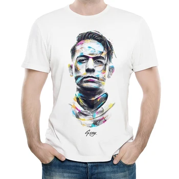 

G-eazy T Shirt White Color Mens Fashion Print Short Sleeve G Eazy Gerald Earl Gillum T-shirt Tops Tees tshirt Band T-shirt