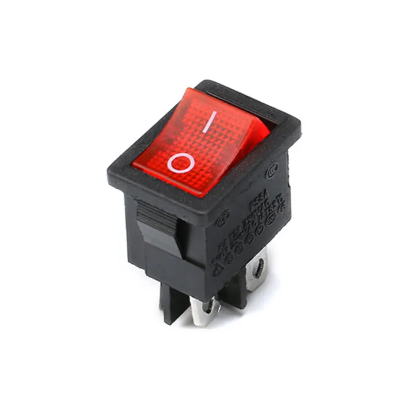 1PCS KCD1 2PIin 3Pin Boat Car Rocker Switch 6A10A 250V125V AC Red Yellow Green Blue black Button Best Price KCD1 (13)