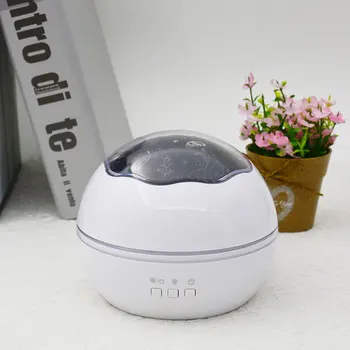 

Creative UFO Shape Starry Star Projection Night Light Romantic Rotate LED Battery Table Lamp for Baby Kids Sleeping