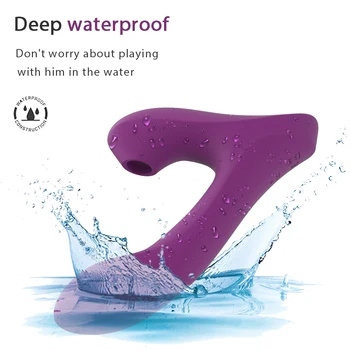 New 2 IN 1 Clit Sucker Vagina Sucking Vibrator 10 Speeds Vibrating Clitoris G Spot Stimulator Erotic Sex Toy for Women Sex Toys 3