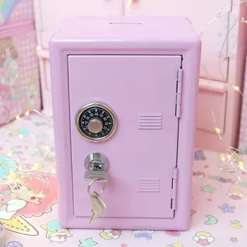 

Cute pink piggy bank child safe piggy bank digital coin cash saving safe deposit child birthday gift CY52907