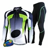 Spring Autumn Breathable Riding Bike Fashion Tight Fitting Ultraviolet-Proof Sets Set Cycling Clothes Men's Jersey Suit Sport 5