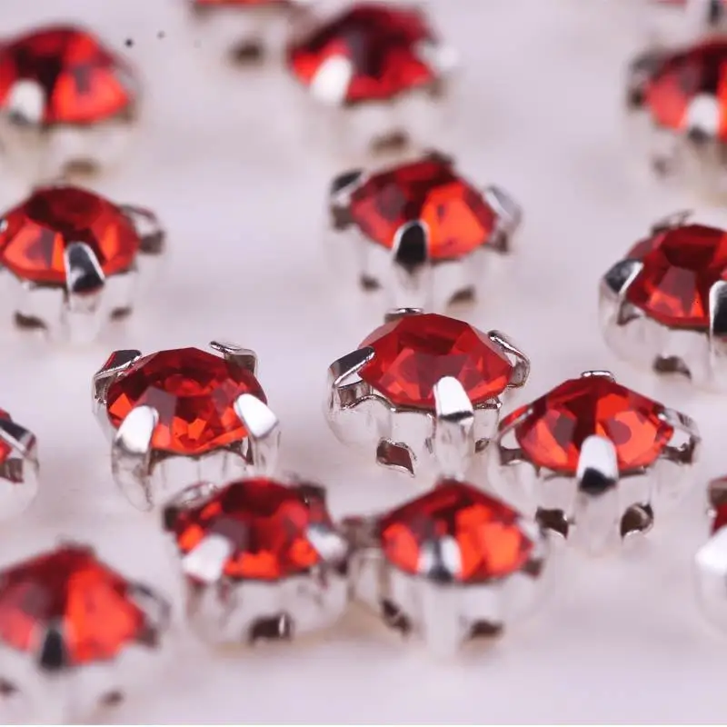 

Prajna Clear Glass Thermomix Claw Rhinestones For Needlework Strass Crystal Rhinestone Applique Red Craft For Sewing Accessories