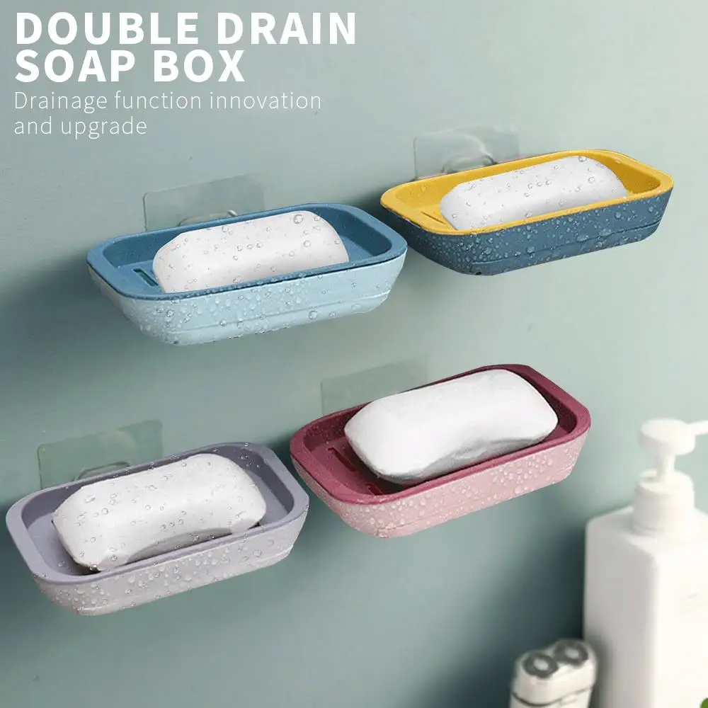 1pcs Plastic Soap Case Box Holder Dish Container for Outdoor Travel Home Use Only Box No Soap