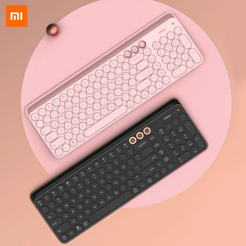  Xiaomi Mijia Youpin Bluetooth Dual Mode Keyboard Digital Bluetooth and USB Two Connections One Butt