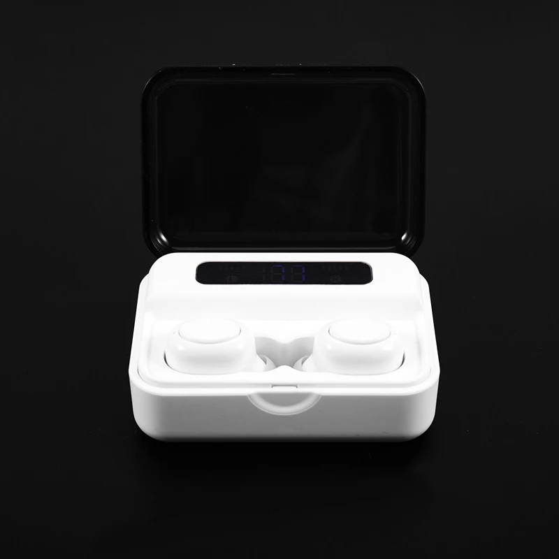 S590 Bluetooth Headset TWS Bluetooth 5 0 Stereo Contact Digital Display In Ear Waterproof Sports Wireless Headset