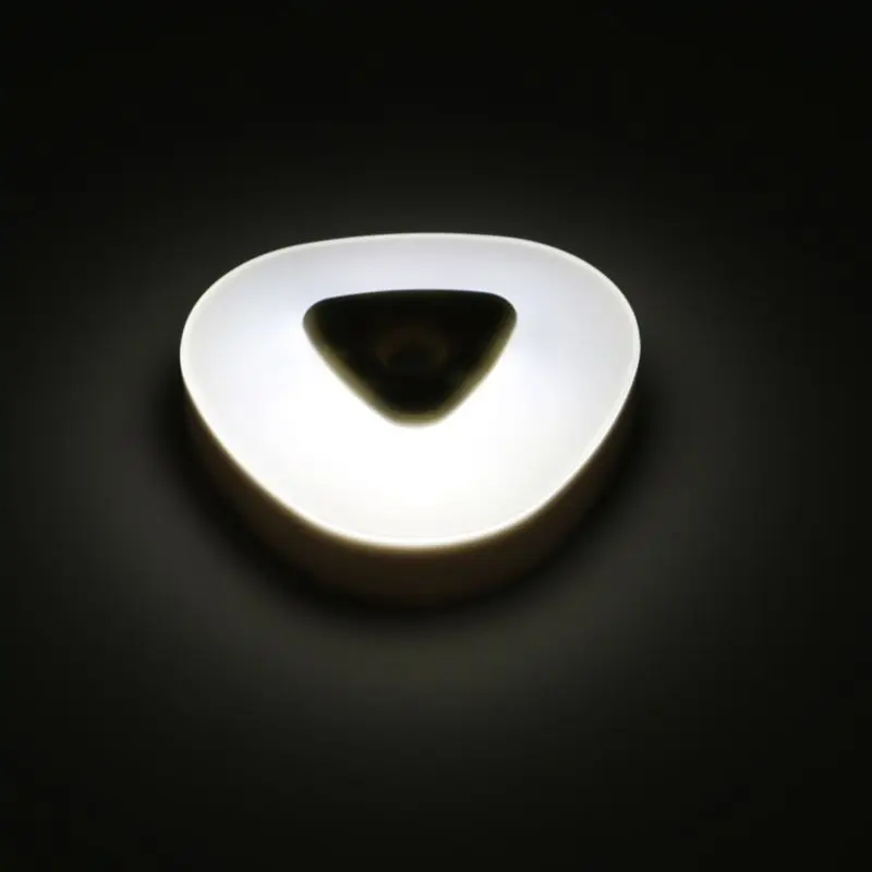 Ночной светильник с датчиком движения, треугольный Ночной светильник, пир, Интеллектуальный светодиодный индукционный энергосберегающий светильник для человеческого тела, Домашний Светильник