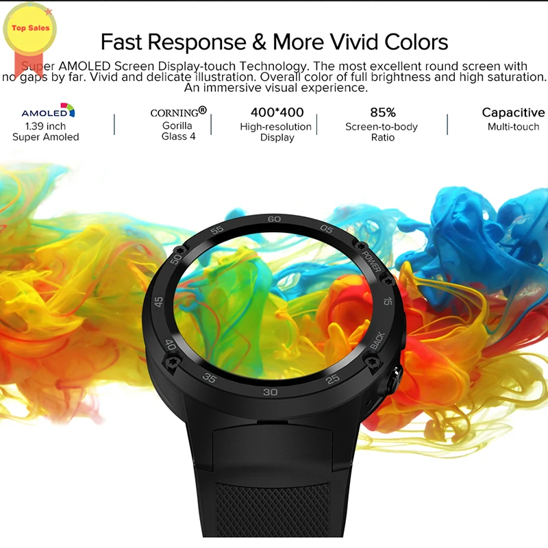 Zeblaze new 4G watch 1.39 inch 4G LTE GPS Smart Watch Android 7.0 WiFi 1GB 16GB 5.0MP Camera Smartwatch Data Call Wrist Watch