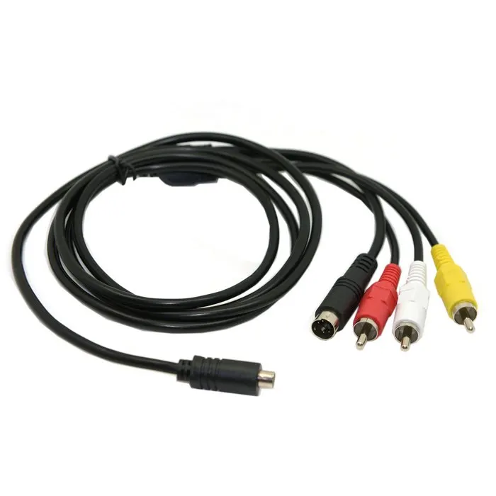 High Quality Lead AV Cable 10-Pin DVI DV Connector To 3 RCA S-Video For Sony DCR Handycam Camcorder Digital Camera VMC-15FS A/V