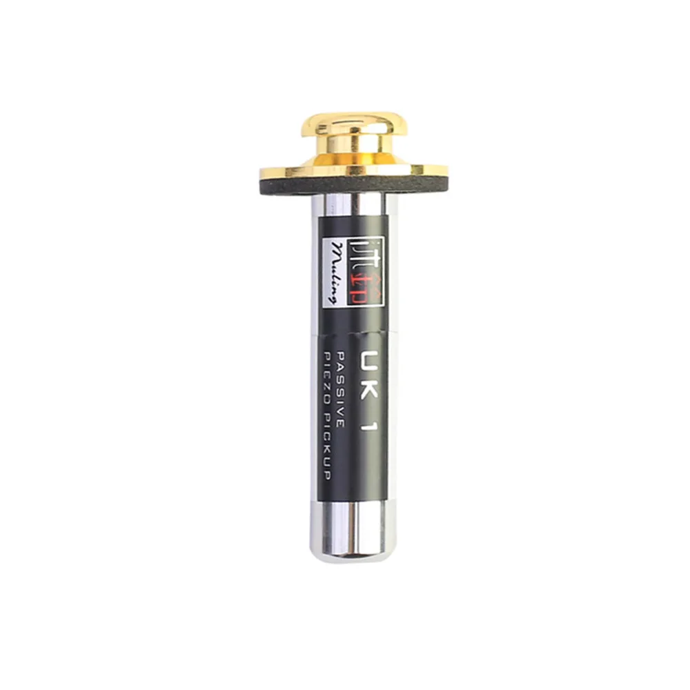 

High-sensitive Passive Piezo Pickup Instrument Transducer Combine with Tail Nail for Morin khuur Ukulele Kalimba Erhu