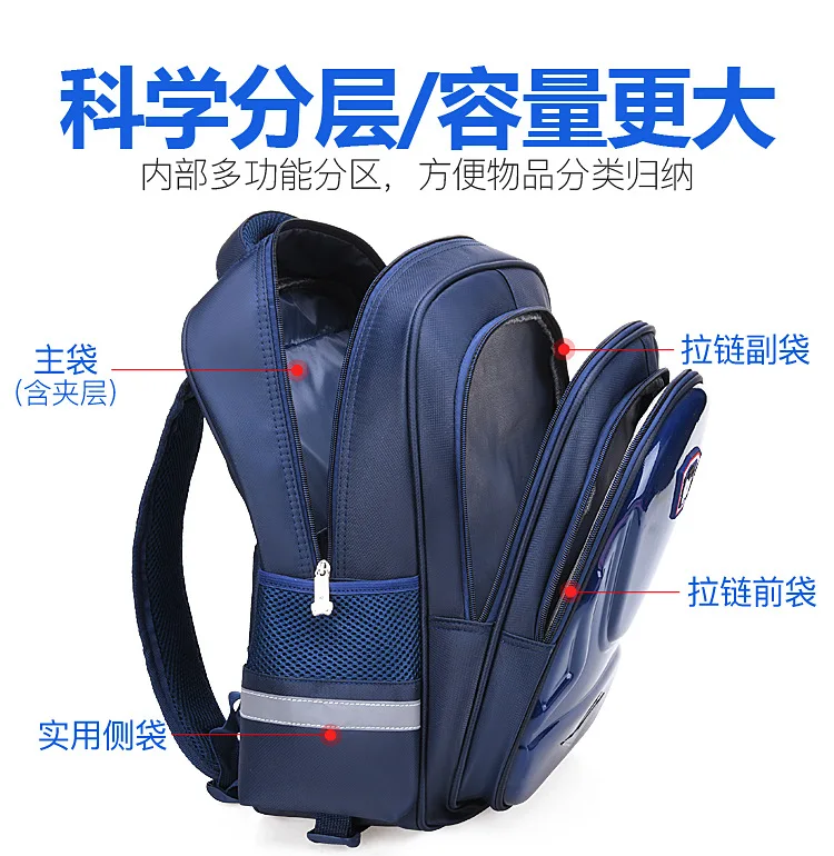 waterproof Trolley backpack boys Girls children School Bag Wheels Travel bag Luggage backpack kids Rolling detachable schoolbags