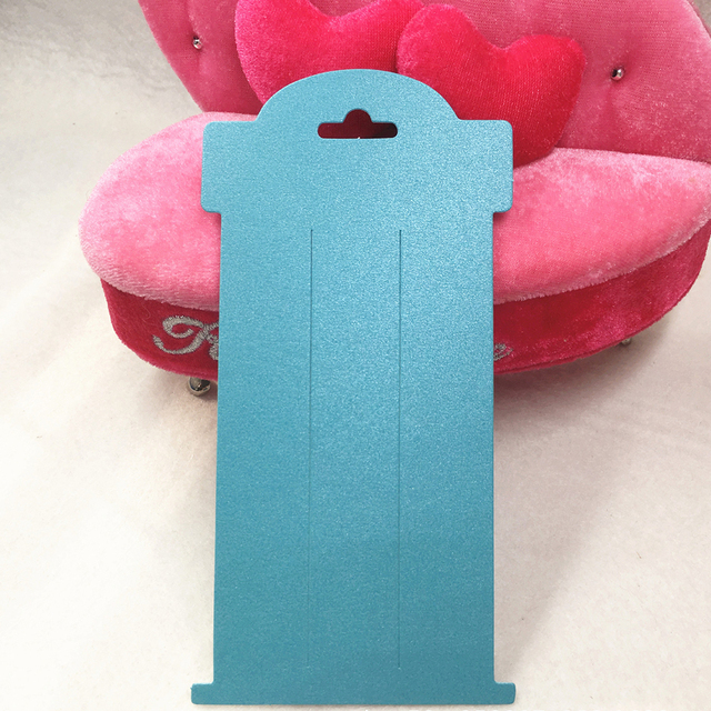Kraft Paper Card for Hair Clips 8x16cm Paper Hairpin Barrettes Display Packaging Card Hair Bow Organizing Cardboard Holder