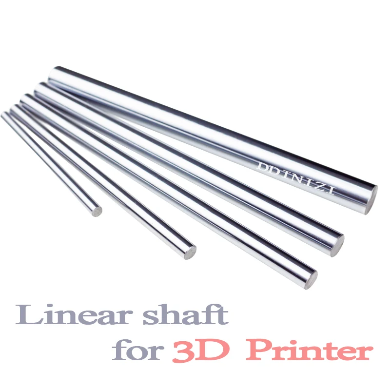 Optical Axis 300 320 350 380 400 450 500 MM Smooth Rods 8mm Linear Shaft Rail 3D Printers Parts Chrome Plated Guide Slide