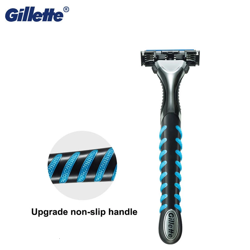 Gillette Vector 3 Original Shaving Razor 1 Handle With 3 Razor Blades For Safety Male Shaving 3