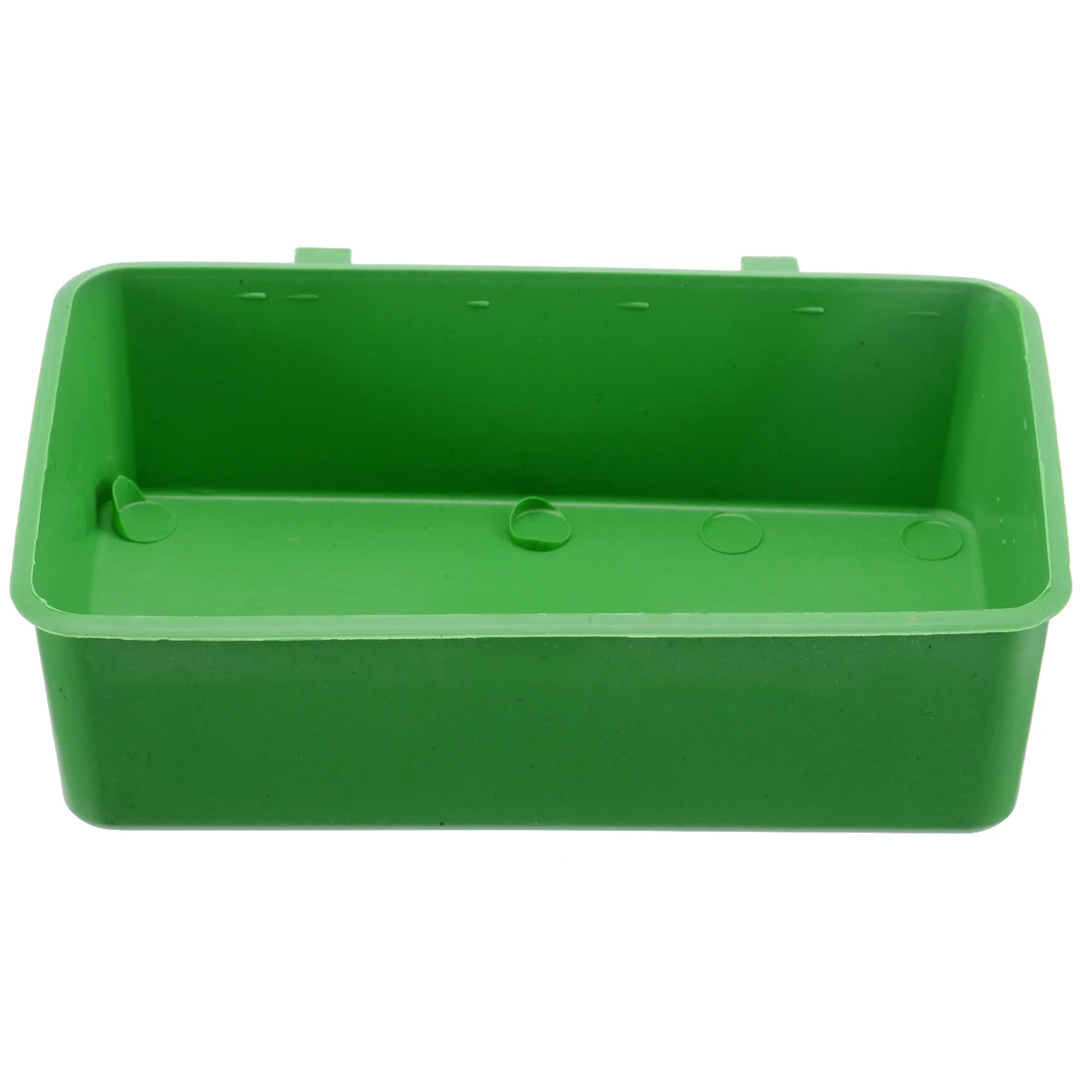 12 x 7 x 3.5cm NEW Parrot Food Water Plastic Bowl Cups Bird Pigeons Pet Cage Feeder Feeding Box