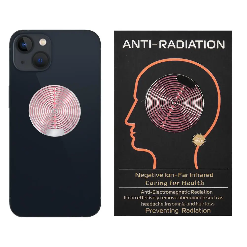 6Pcs Round Quantum Shield Sticker Anti Radiation Protection Mobile Phone 5G Wi-Fi EMF Sticker For Cellphone Laptops Tablets Sadoun.com