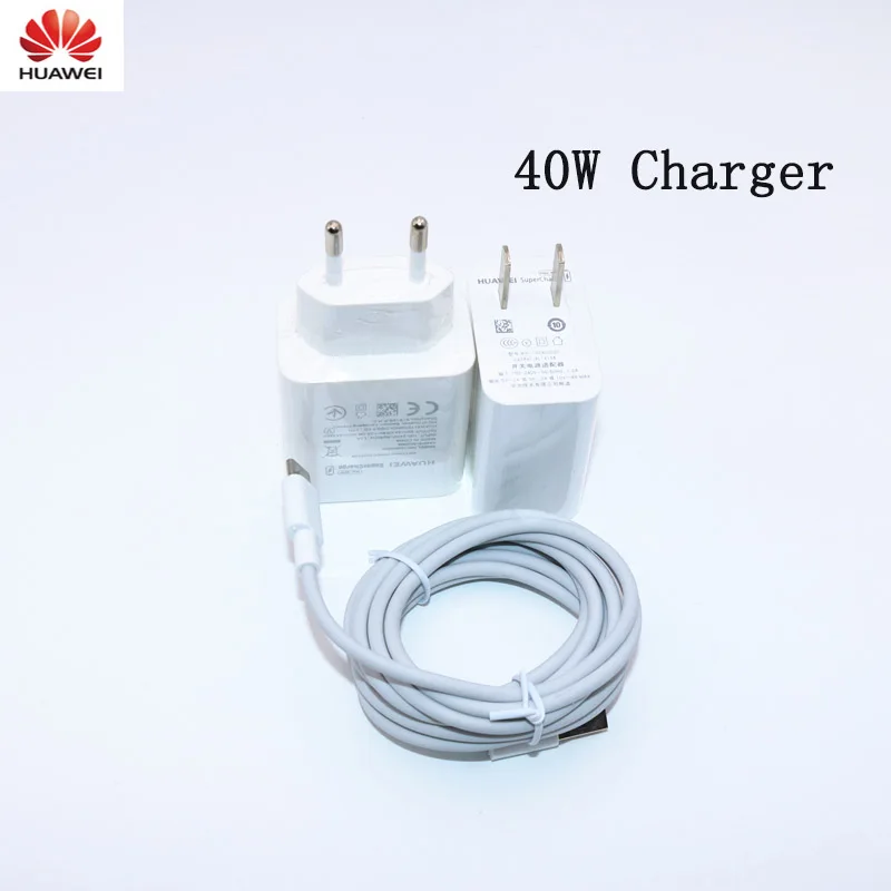 Зарядное устройство Huawei с европейской вилкой 40 Вт 5 А USB type c|Зарядные устройства| |