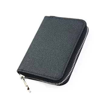 

Short Mini Wallet Men's Card Holder Zip Carrying Purse Coin Bag