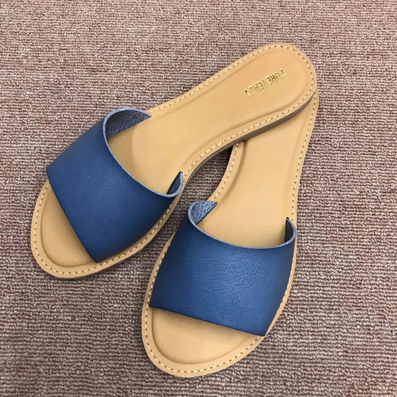 slippers shoes genuine leather casual slides women summer shoes