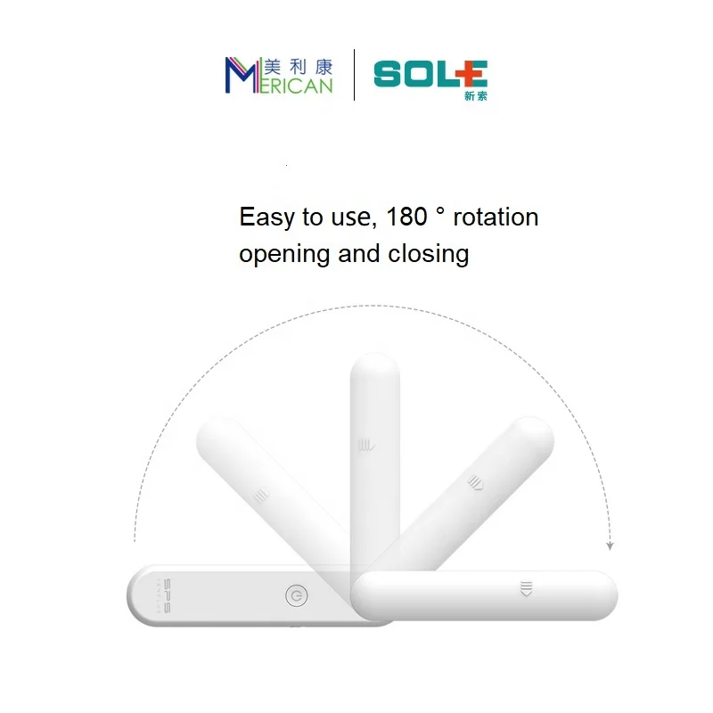 

folding Disinfection UVC medical light/portable sterilization LED cleaning appliance for home/office with CE PSE Certificate