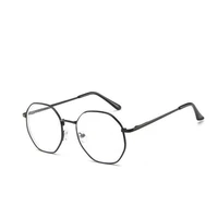 Men Vintage Anti Blue light Minus Glasses Frame With Degree Round Women Myopia Lens Nearsighted Glasses 0 -1.0 -1.5 -2.0 To -6.0 2