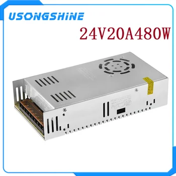 

New model 24V 20A 480W Switching power supply Driver For LED Light Strip Display AC100-240V Factory Supplier 24V20A