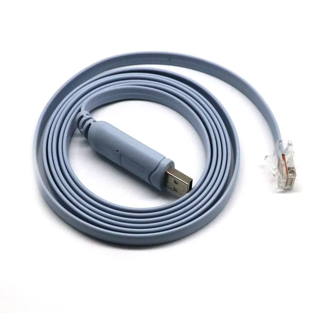 1,5 м кабель USB к RJ45 консольный кабель RS232 последовательный адаптер для Cisco маршрутизатор коммутатор конвертер USB консольный кабель