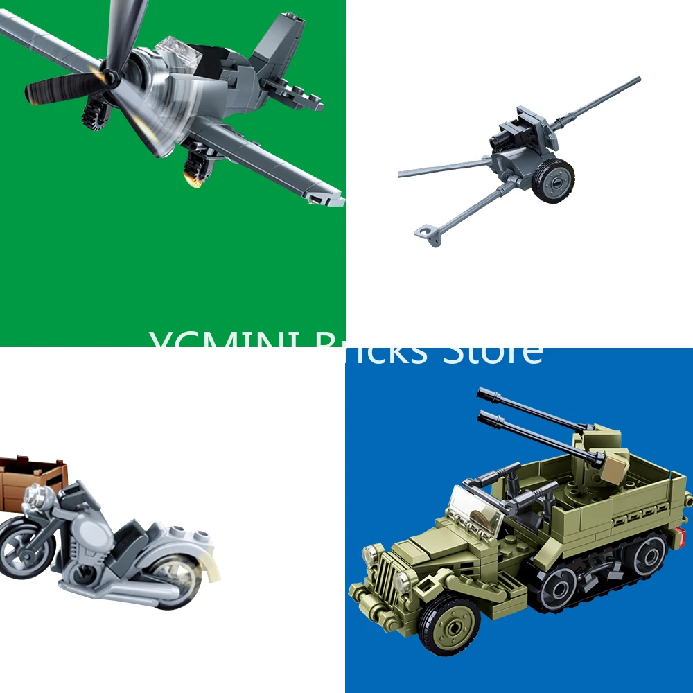 Конструктор Lego City Technic военный грузовик вертолет мотоцикл дети строительные