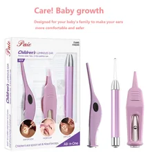 3 шт. набор для чистки ушей и носа, светодиодные ушные ложки, пинцеты для ушей, носовые пинцеты, Ушная ложка для воска, набор