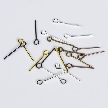 

200Pcs/Lot Eye Head Pins Hooks DIY Earrings Findings For Diy Jewelry Making Accessories Supplies