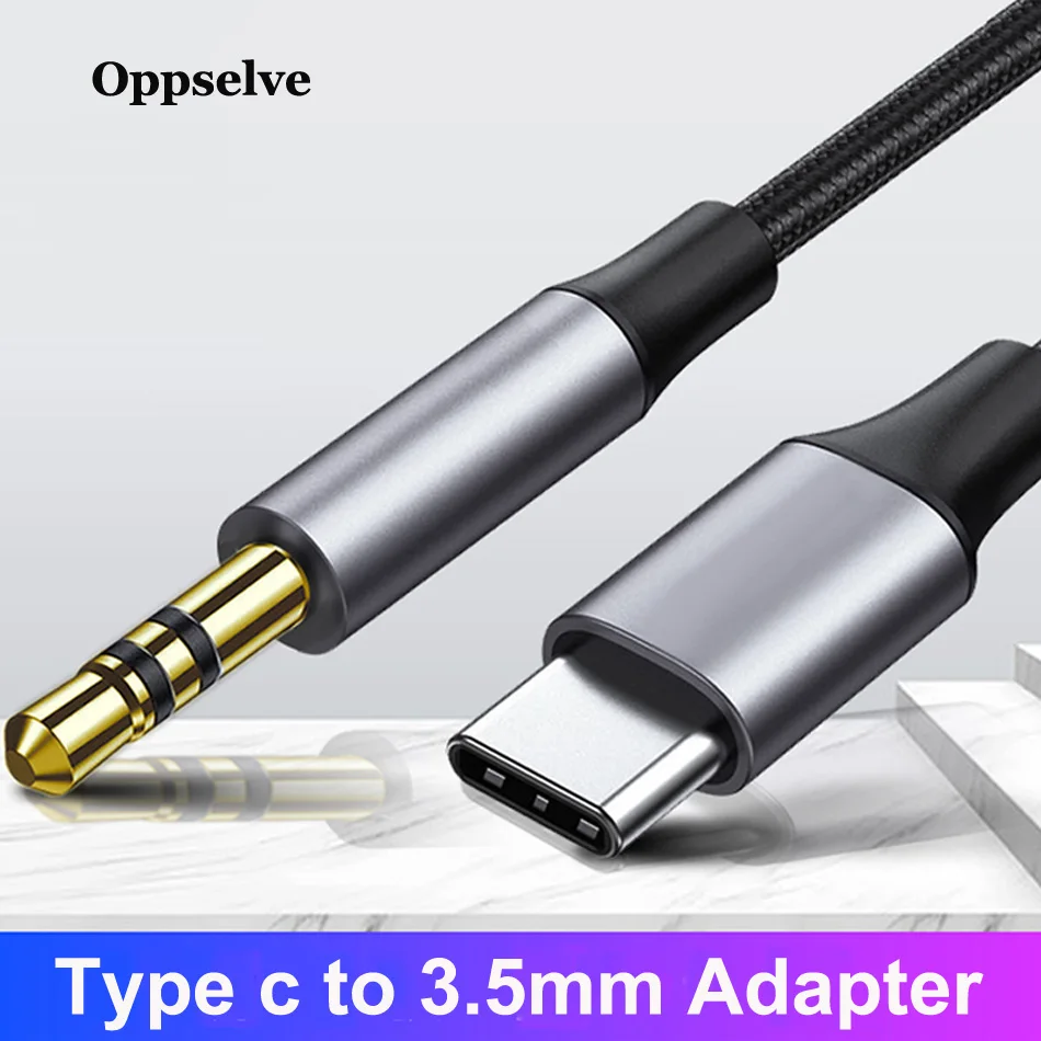 Аудиокабель с разъемом USB Type-C на 3 5 мм аудиокабель Aux для Samsung S20 S10 автомобильный